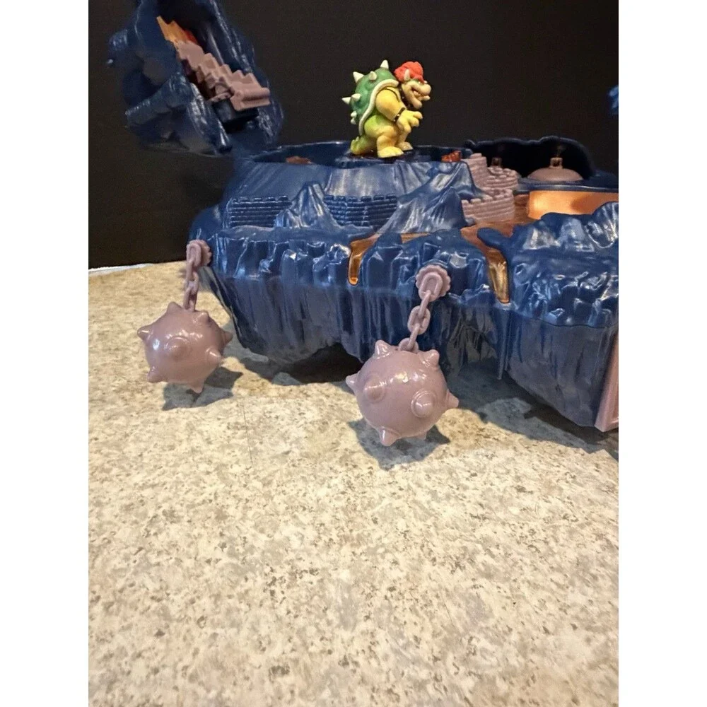 Nintendo Super Mario Bros Movie Bowser's Castle Island Playset Jakks Pacific